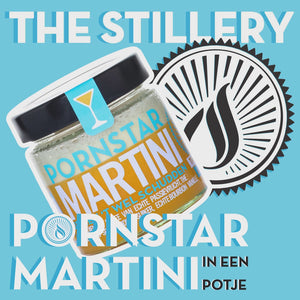 Video of a girl demonstrating how the stillery's pornstar martini should be prepared